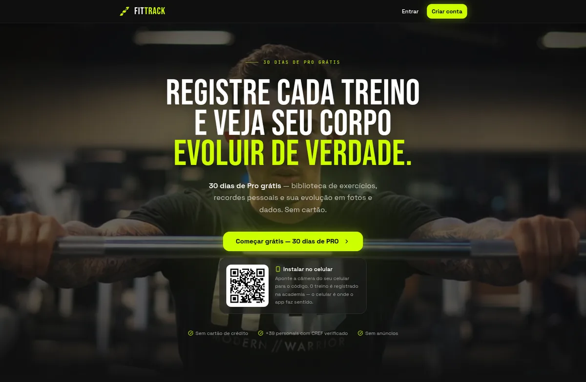 FitTrack – produto próprio - Preview 1