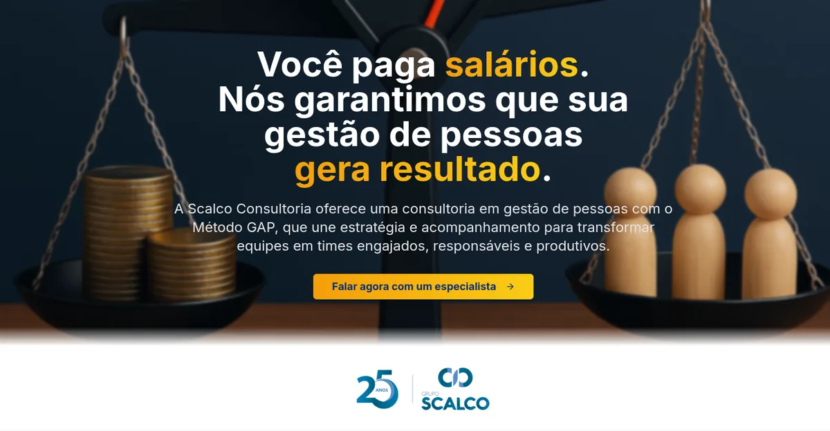 Scalco – Consultoria em Gestão de Pessoas - Preview 1