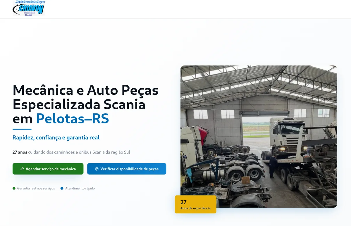 Mecânica Schiavon – Manutenção de Caminhões Scania - Preview 1