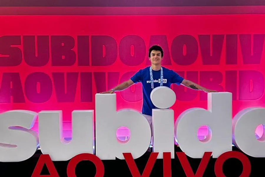 Thalles Cruz, fundador da Rise Digital, no evento Subido AO VIVO